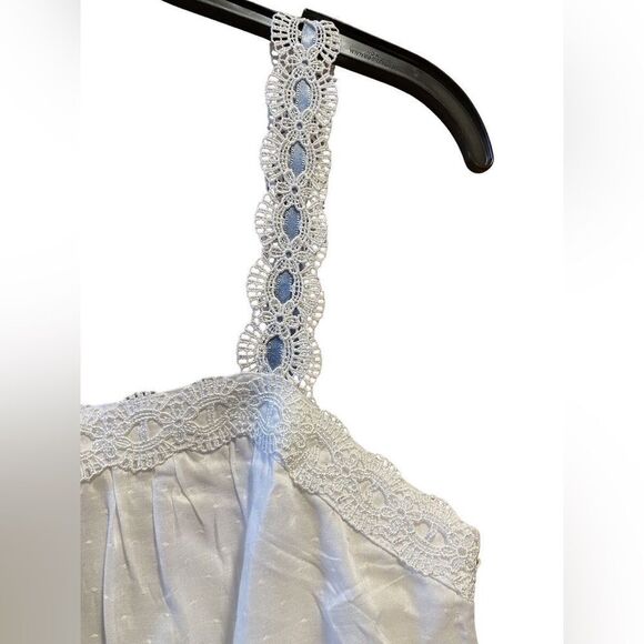 Paige NWT Zherra Eyelet Ribbon Strap Cami in White Size Large - Picture 11 of 11